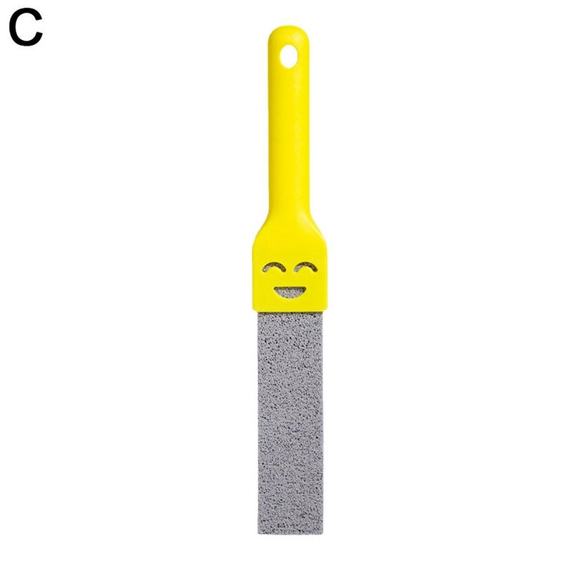 Pumice cleaning stick effectively removes dirt, yellow stains, and water lines from toilet bowls and washers.
